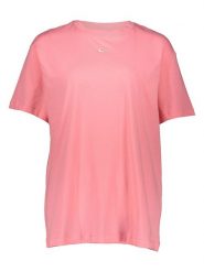 Nike Koszulka "Essential Swoosh" w kolorze jasnoróżowym rozmiar: M. Różowe bluzki Nike, m, bez wzorów, bez kołnierzyka, bez ramiączek. Za 114.17 zł.