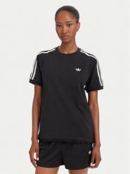 Adidas T-Shirt Pleated 3S LG4313 Czarny Regular Fit. Czarne t-shirty Adidas, s, bez wzorów, z bawełny, bez kołnierzyka, bez ramiączek. Za 179.99 zł.