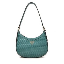 Torebka Guess. Niebieskie torebki klasyczne Guess, z aplikacjami, bez dodatków. Za 339.99 zł.