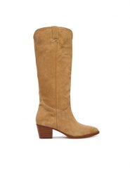 LAUREN RALPH LAUREN Kozaki 802P12042001 Brązowy. Brązowe kozaki Lauren Ralph Lauren, bez obcasa, na słupku, bez zapięcia. Za 1,499.00 zł.