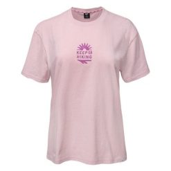 Koszulka damska Hi-Tec Lady Ameli - różowa, Rozmiar XL. Czerwone koszulki sportowe Hi-tec, bez wzorów, z bawełny, bez ramiączek, do biegania. Za 34.99 zł.