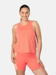 KARI TRAA Top sportowy "Mija" w kolorze pomarańczowym rozmiar: L. Pomarańczowe koszulki sportowe Kari Traa, bez wzorów, z materiału, bez ramiączek, outdoorowe. Za 108.99 zł.