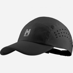 Czapka z daszkiem Millet Chamonix 5 Panel Cap Czarny Active Fit. Czarne spodnie sportowe Millet, bez wzorów, z tkaniny, trekkingowe. Za 159.00 zł.