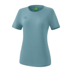 Koszulka damska Erima Teamsport. Niebieskie bluzki Erima, bez wzorów, z bawełny, sportowe, bez kołnierzyka, bez ramiączek. Za 97.00 zł.