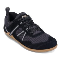 Buty barefoot damskie Xero Shoes Prio Suede. Czarne trekkingi XERO SHOES, trekkingowe. Za 259.99 zł.