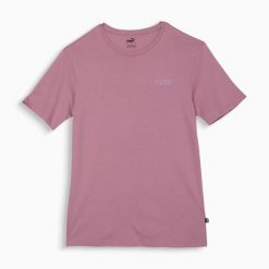 Puma Koszulka Ess Small Logo Boyfriend 68333028. Fioletowe koszulki sportowe Puma, bez wzorów, bez ramiączek. Za 71.99 zł.