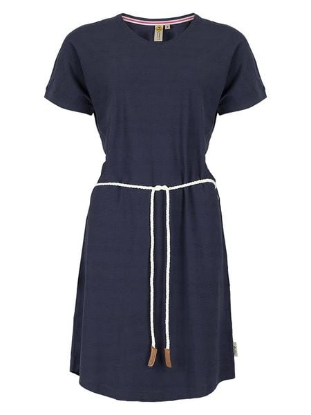 Roadsign Sukienka w kolorze granatowym rozmiar: M. Niebieskie sukienki Roadsign, m, bez wzorów, z bawełny, bez kołnierzyka, bez ramiączek, midi. Za 41.49 zł.