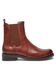 Caprice Botki 9-25304-41 Brązowy. Brązowe botki Caprice, bez wzorów, ze skóry, bez obcasa, na płaskiej podeszwie, bez zapięcia. Za 519.99 zł.
