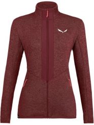 Bluza polarowa turystyczna damska Salewa Rocca 2 Pl W Fz. Czerwone bluzy Salewa, l, bez wzorów, z materiału, bez kaptura. Za 336.50 zł.