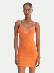 Billabong Sukienka letnia Sunkiss EBJFD03001 Pomarańczowy Slim Fit. Brązowe sukienki Billabong, na lato, m, bez wzorów, z bawełny, bez kołnierzyka, bez ramiączek. Za 259.99 zł.