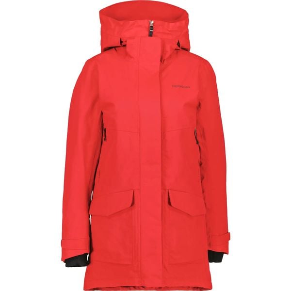 Parka damska Didriksons Frida. Czerwone parki Didriksons, na jesień, m, eleganckie, bez kaptura. Za 711.00 zł.