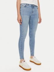 Tommy Jeans Jeansy Nora DW0DW19256 Niebieski Skinny Fit. Niebieskie jeansy Tommy Jeans, bez wzorów. Za 259.99 zł.