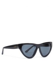 Guess Okulary przeciwsłoneczne GU00152 Czarny. Czarne okulary przeciwsłoneczne Guess, z aplikacjami, z tworzywa sztucznego. Za 289.99 zł.