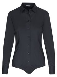 Seidensticker Bluzka-body w kolorze czarnym rozmiar: 38. Czarne bluzki Seidensticker, bez wzorów, z bawełny, bez kołnierzyka, bez ramiączek. Za 213.18 zł.
