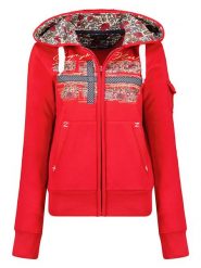Geographical Norway Bluza "Fabeaute" w kolorze czerwonym rozmiar: XL. Czerwone bluzy Geographical Norway, xl, bez wzorów, bez kaptura. Za 116.45 zł.