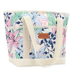 Torba turystyczna termiczna plażowa Spokey Eco Simply. Brązowe torby na ramię Spokey, bez wzorów, z materiału, eleganckie, na ramię, duże, bez dodatków. Za 41.99 zł.