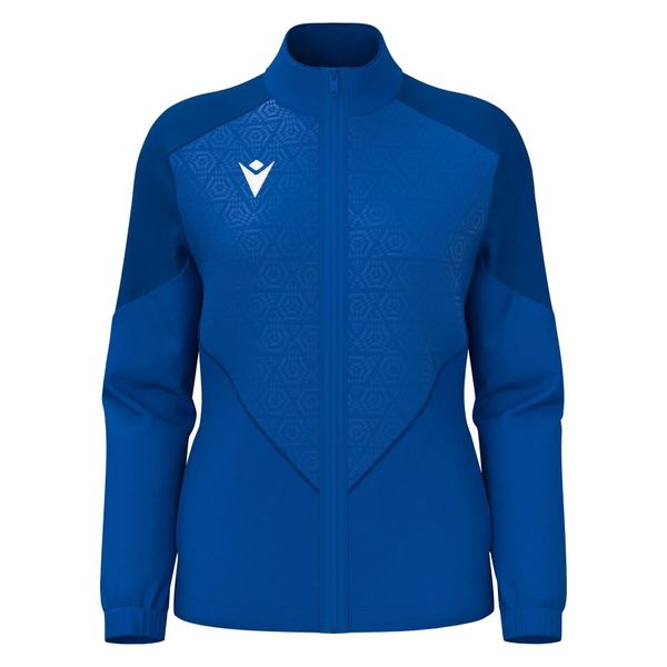 Damska bluza dresowa Macron Artemis. Niebieskie bluzy Macron, m, bez wzorów, z dresówki, bez kaptura. Za 241.00 zł.