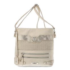 Beżowa Szykowna Torebka Damska Rieker. Brązowe torby na ramię Rieker, bez wzorów, eleganckie, na ramię, bez dodatków. Za 249.00 zł.
