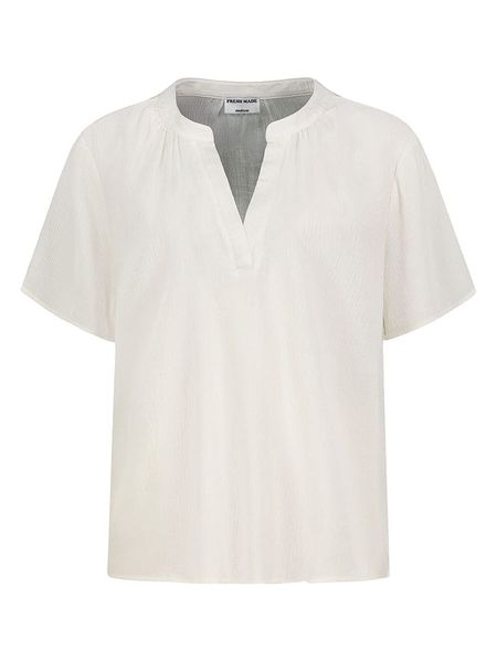 Fresh Made Bluzka w kolorze białym rozmiar: XL. Białe bluzki Fresh Made, xl, bez wzorów, bez kołnierzyka, bez ramiączek. Za 84.21 zł.