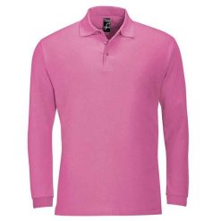 Koszulka Polo Z Długim Rękawem Dla Dorosłych Unisex Winter II. Czerwone bluzki SOL'S, s, bez wzorów, casualowe, bez kołnierzyka, bez ramiączek. Za 107.99 zł.