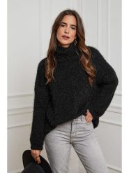 L'armoire de Suzette Golf w kolorze czarnym rozmiar: 34/36. Czarne golfy L'armoire de Suzette, l, bez wzorów, ze splotem, bez ramiączek. Za 124.95 zł.