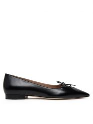 MALONE SOULIERS Baleriny Hedy Flat 10-4 Czarny. Czarne baleriny MALONE SOULIERS, bez wzorów, ze skóry, bez obcasa. Za 1,749.00 zł.