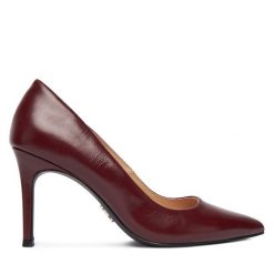 Szpilki Steve Madden. Czerwone szpilki Steve Madden, bez wzorów, bez obcasa, na szpilce, bez zapięcia. Za 519.99 zł.