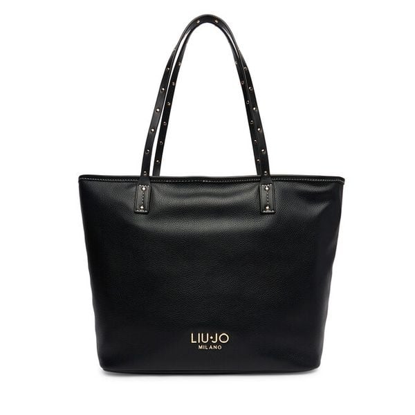 Torebka Liu Jo. Czarne shopper Liu Jo, bez wzorów, bez dodatków. Za 599.99 zł.