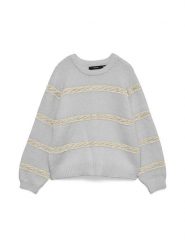 Vero Moda Sweter w kolorze szarym rozmiar: M. Szare swetry Vero Moda, m, bez wzorów, z wełny, bez ramiączek. Za 122.96 zł.
