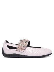 Puma Baleriny Speedcat Ballet Dress-Up II Wns 408266 01 Różowy jasny. Czerwone baleriny Puma, bez wzorów, ze skóry, bez obcasa. Za 479.99 zł.