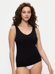 Triumph Top Sense Of Modal 10224796 Czarny Slim Fit. Czarne topy Triumph, xl, bez wzorów, z syntetyku, bez kołnierzyka, bez ramiączek. Za 49.00 zł.