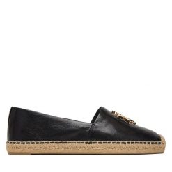 Espadryle Tory Burch. Czarne espadryle Tory Burch, bez wzorów, bez obcasa, bez zapięcia. Za 1,439.00 zł.