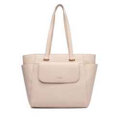 Torebka Lasocki. Brązowe shopper Lasocki, bez wzorów, bez dodatków. Za 239.99 zł.