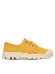 Palladium Trampki Pampa Oxford 92351-220-M Żółty. Żółte trampki Palladium, bez wzorów, z materiału, bez zapięcia. Za 339.99 zł.