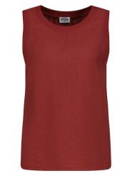 Sublevel Top w kolorze bordowym rozmiar: S. Czerwone topy Sublevel, s, bez wzorów, bez kołnierzyka, bez ramiączek. Za 43.99 zł.