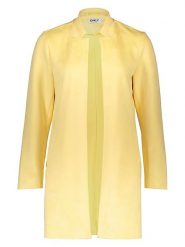 ONLY Płaszcz przejściowy w kolorze żółtym rozmiar: M. Żółte płaszcze Only, m, bez wzorów, bez kaptura. Za 167.67 zł.