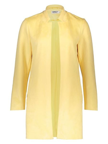 ONLY Płaszcz przejściowy w kolorze żółtym rozmiar: XL. Żółte płaszcze Only, xl, bez wzorów, bez kaptura. Za 164.95 zł.