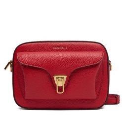 Torebka Coccinelle. Czerwone torebki klasyczne Coccinelle, bez wzorów, bez dodatków. Za 1,169.00 zł.