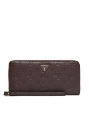 Guess Portfel Diana SLG SWPD97 27146 Brązowy. Brązowe portfele Guess, z aplikacjami, ze skóry. Za 294.99 zł.