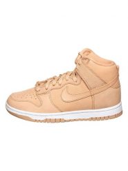 Nike Sneakersy "Dunk High Premium" w kolorze beżowym rozmiar: 39. Brązowe trampki Nike, bez wzorów, z materiału, za kostkę, bez zapięcia. Za 278.01 zł.