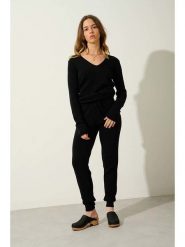 AUTHENTIC CASHMERE Kaszmirowe spodnie dresowe "Ferrand" w kolorze czarnym rozmiar: XL. Czarne spodnie dresowe AUTHENTIC CASHMERE, xl, bez wzorów, z dresówki. Za 490.95 zł.