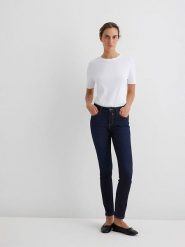 MAVI Dżinsy - Skinny fit - w kolorze granatowym rozmiar: W30/L30. Niebieskie jeansy Mavi, l, bez wzorów. Za 124.95 zł.