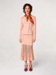 Rodier Kardigan w kolorze jasnoróżowym rozmiar: L. Różowe kardigany Rodier, l, bez wzorów. Za 369.99 zł.