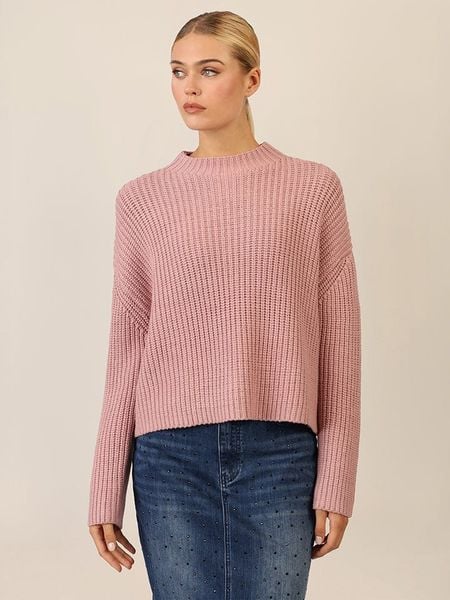 APART Sweter w kolorze jasnoróżowym rozmiar: 36/38. Różowe swetry Apart, bez wzorów, z kaszmiru, bez ramiączek. Za 204.95 zł.