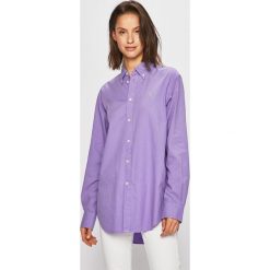 Polo Ralph Lauren - Koszula. Fioletowe koszule Polo Ralph Lauren, s, bez wzorów, z bawełny, klasyczne, bez kołnierzyka, bez ramiączek. W wyprzedaży za 299.90 zł.