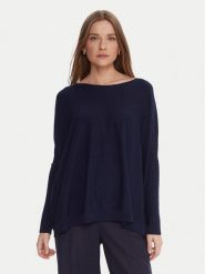 Kontatto Sweter 3M0802C Granatowy Relaxed Fit. Niebieskie swetry Kontatto, m, bez wzorów, z syntetyku, bez ramiączek. Za 369.99 zł.
