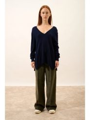 Just Cashmere Kaszmirowy sweter "Opal" w kolorze czarnym rozmiar: XL. Czarne swetry Just Cashmere, xl, bez wzorów, z kaszmiru, bez ramiączek. Za 352.43 zł.