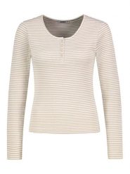 Stitch & Soul Koszulka w kolorze beżowym rozmiar: XL. Brązowe bluzki Stitch & Soul, xl, bez wzorów, bez kołnierzyka, bez ramiączek. Za 64.13 zł.