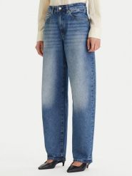 Tommy Hilfiger Jeansy WW0WW48535 Niebieski Barrel Fit. Niebieskie jeansy TOMMY HILFIGER, bez wzorów. Za 529.99 zł.