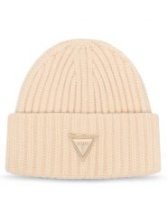 Guess Czapka AW5623 VIS01 Beżowy jasny. Brązowe czapki Guess, z aplikacjami, z wiskozy. Za 154.99 zł.